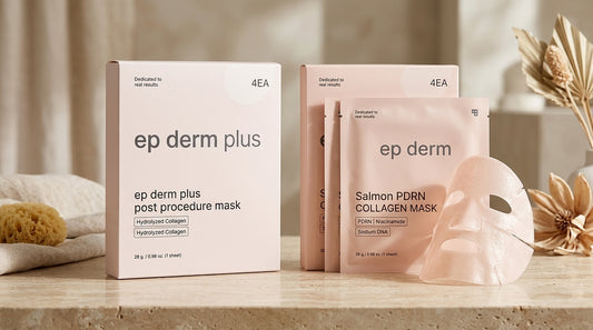 EP Derm Plus post procedure mask vs YURI Salmon PDRN: A comparison