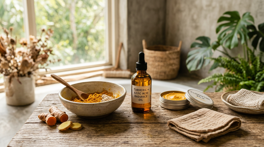 Benefits of Turmeric and Kojic Acid for Brightening Skin