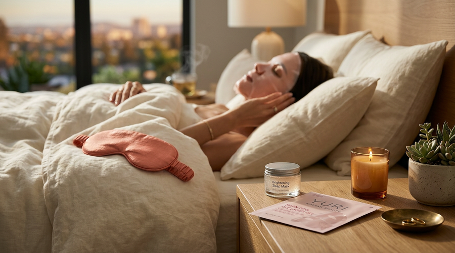 How a Brightening Sleep Mask Fixes Dull Skin Overnight