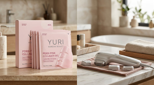 HIFU treatment for sagging skin vs Salmon PDRN Collagen Mask results